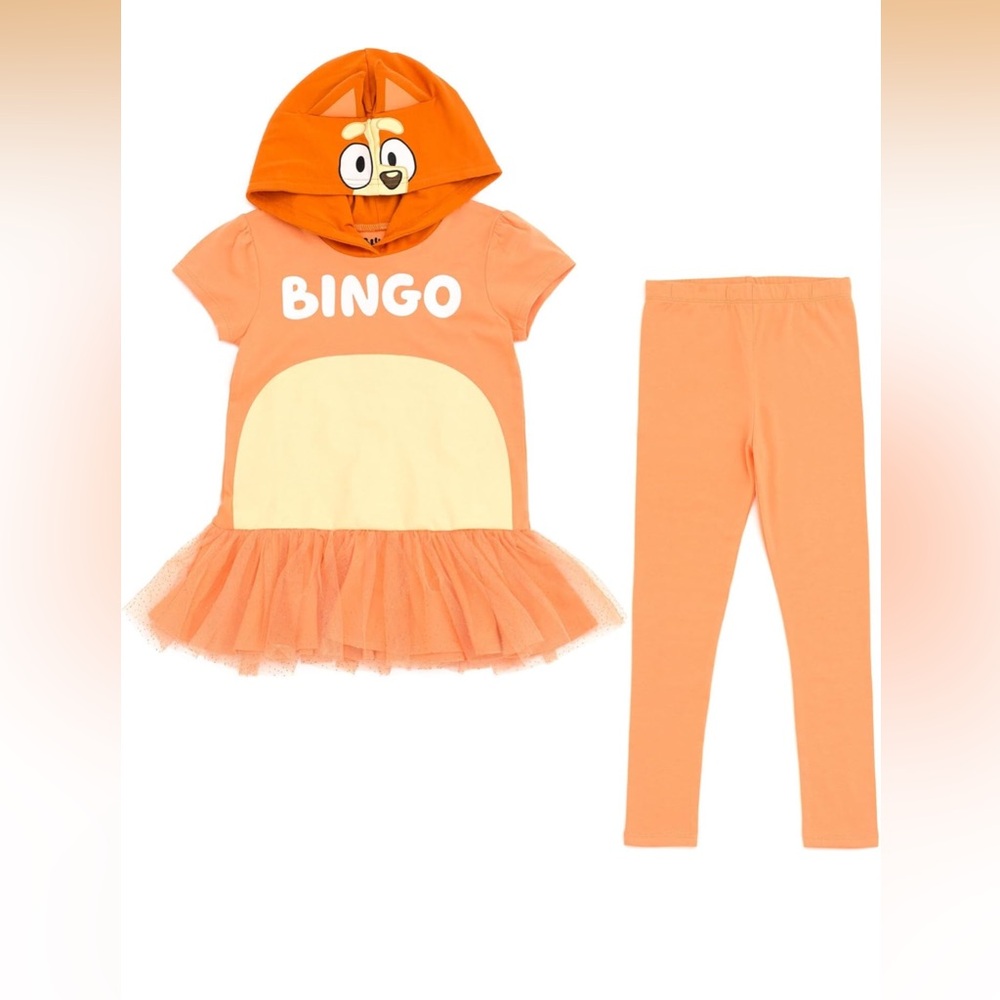 Orange Bingo Kids Costume Set